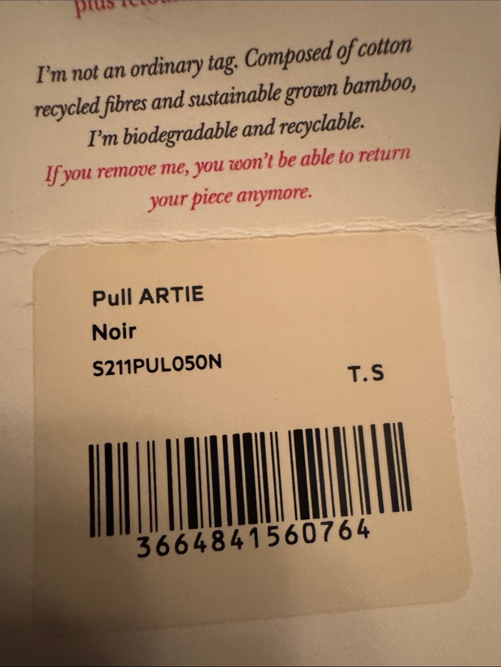 Sezane Artie Jumper Noir - Picture 8 of 8